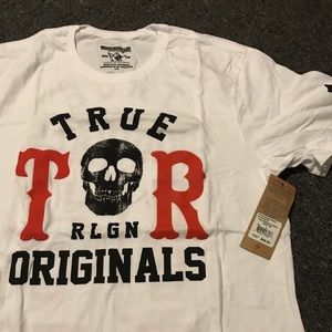 White religion shirt